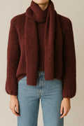 Maglia Girocollo con Sciarpa