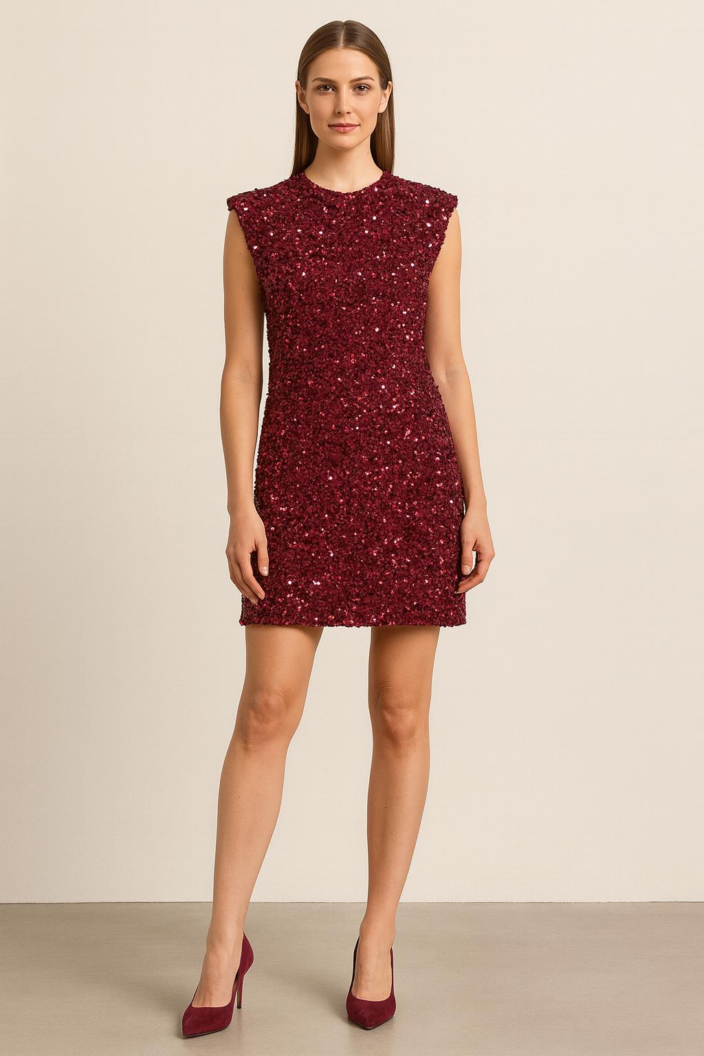 Mini Abito in Paillettes