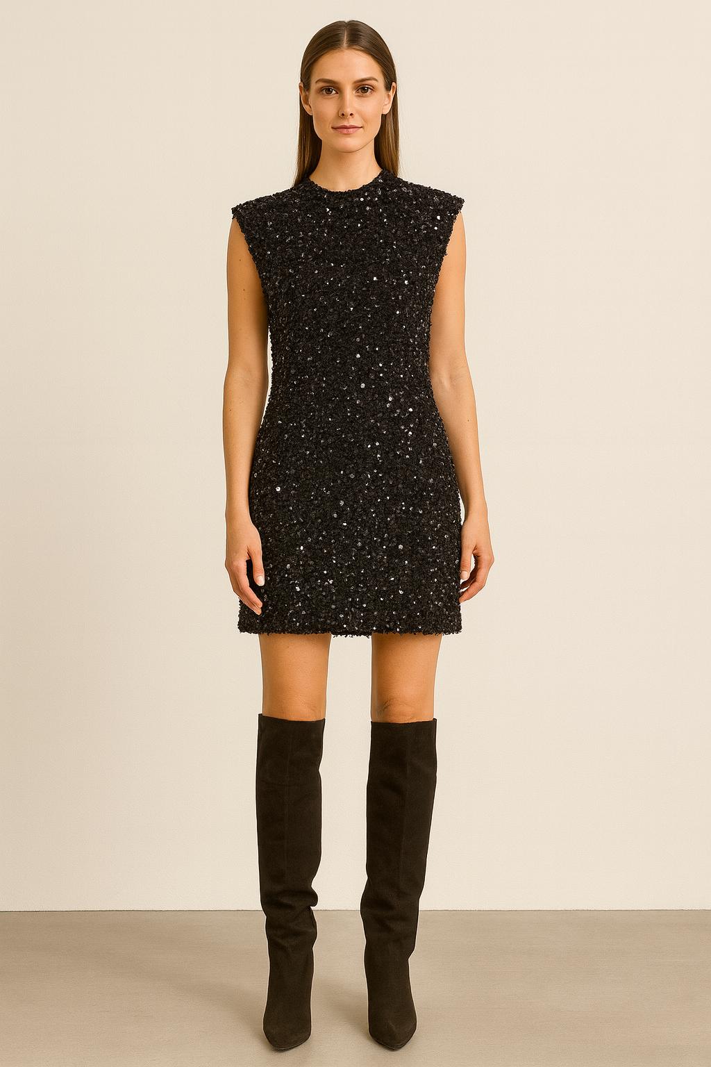 Mini Abito in Paillettes