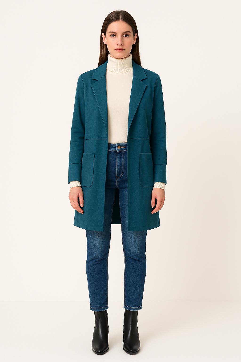 Blazer scamosciato