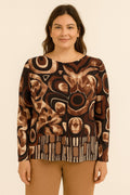 Maglia in Fantasia Geometrica