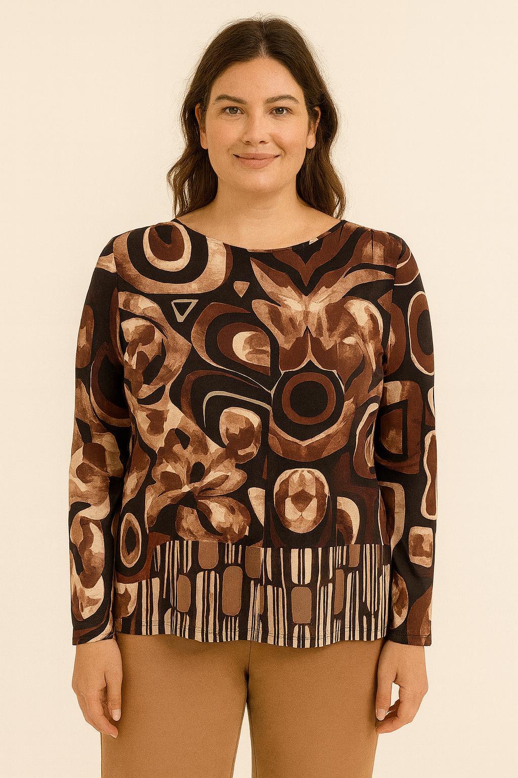 Maglia in Fantasia Geometrica