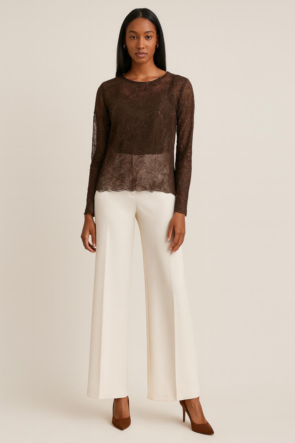 Maglia in Pizzo e Tulle