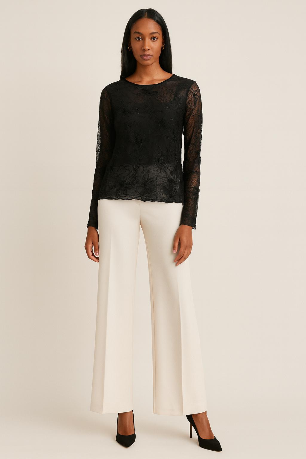 Maglia in Pizzo e Tulle