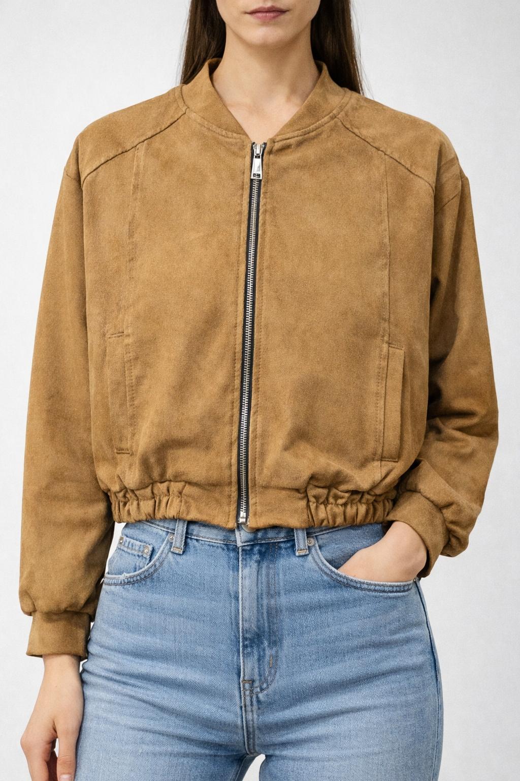 Giacchetto scamosciato