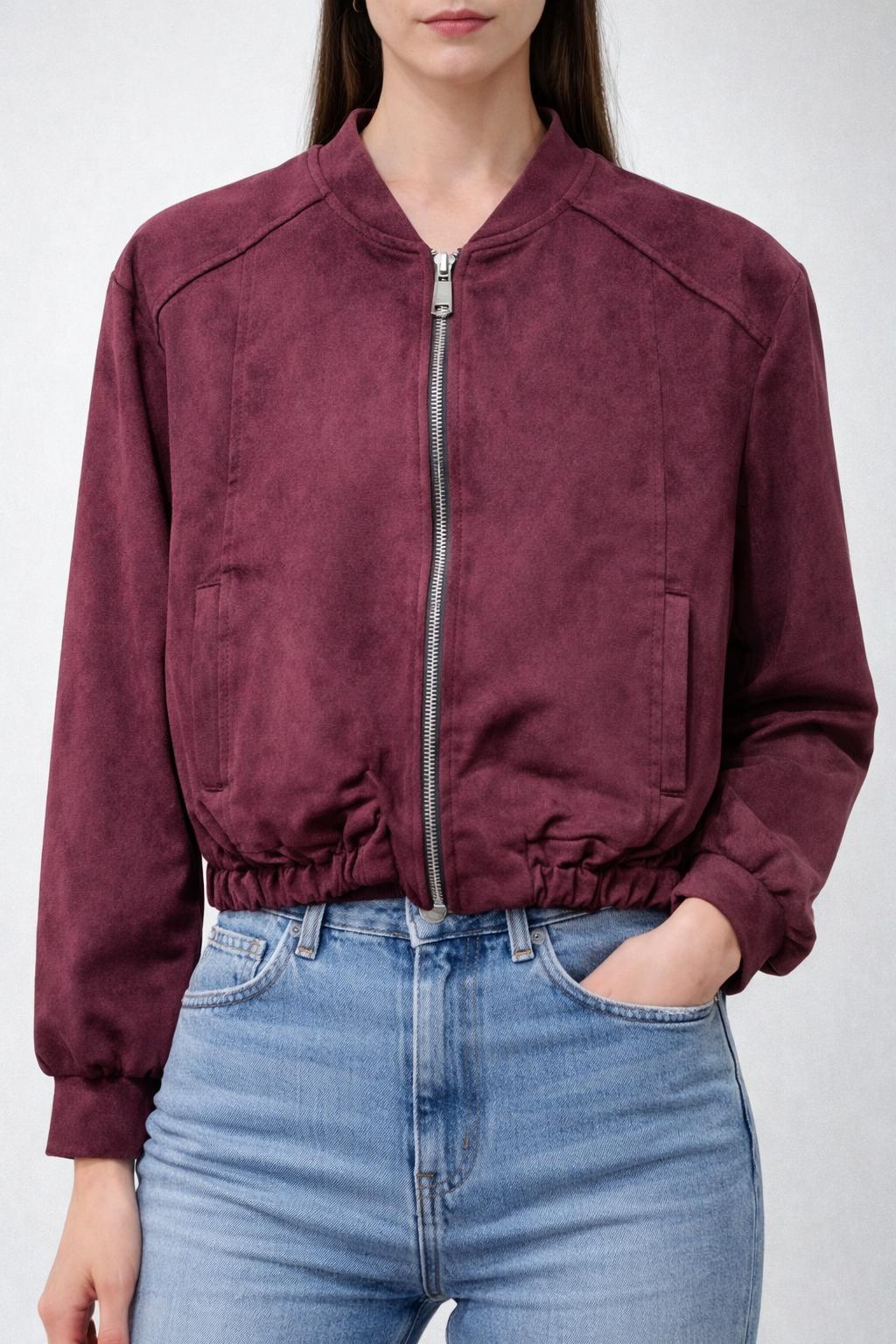 Giacchetto scamosciato