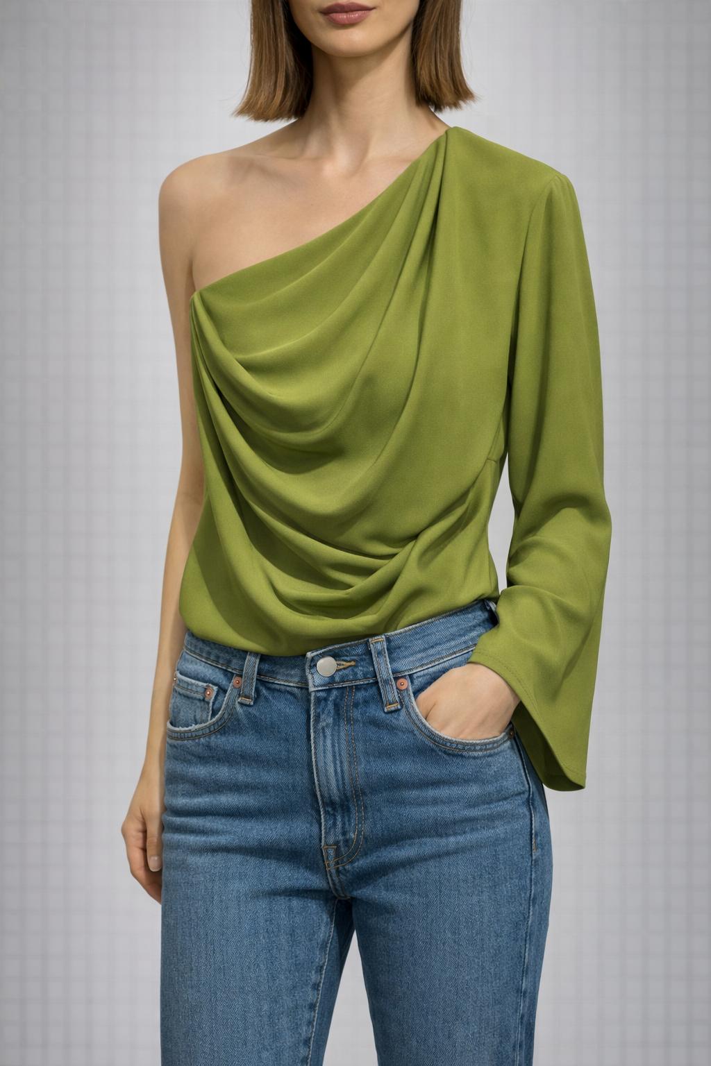 Blusa monospalla
