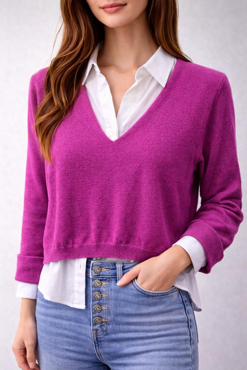 Maglia con scollo V