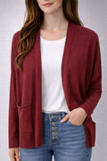Cardigan Aperto con Tasche