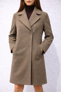 Cappotto in Panno con Clip