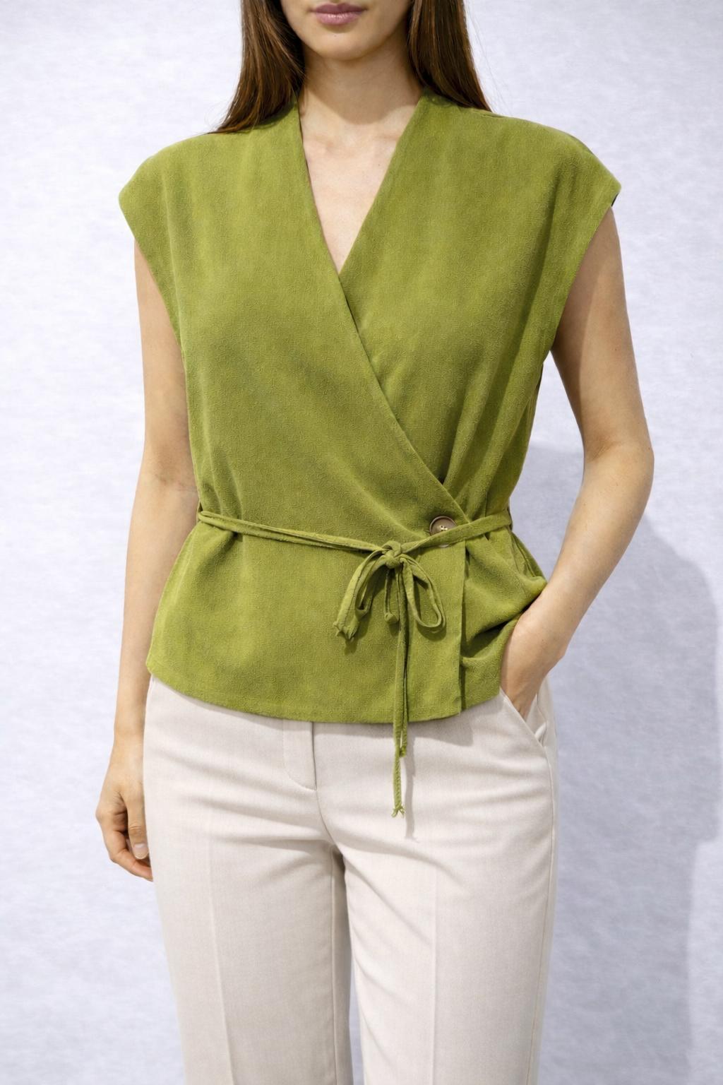 Gilet scollo incrocio