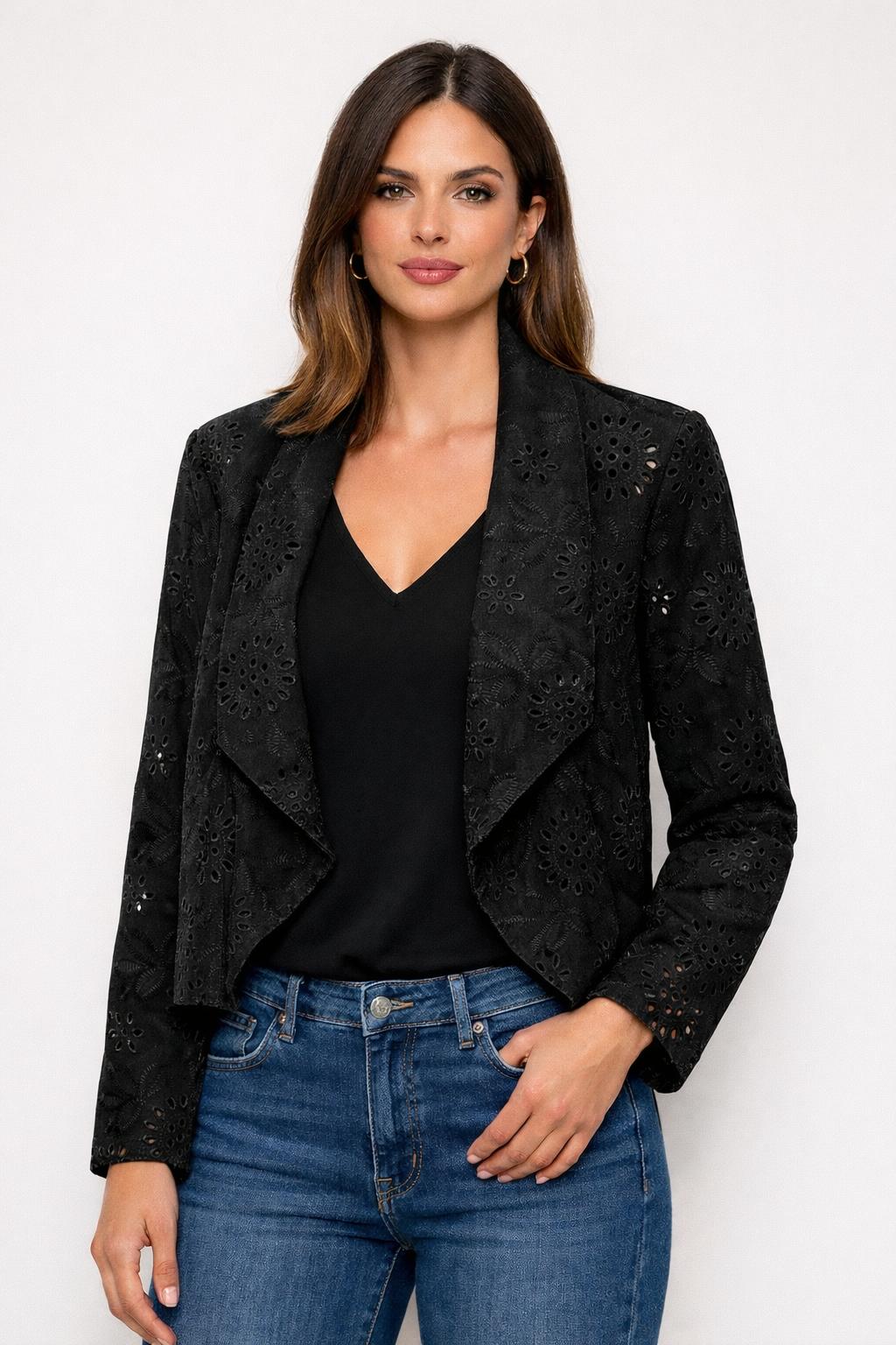 Giacchetto scamosciato