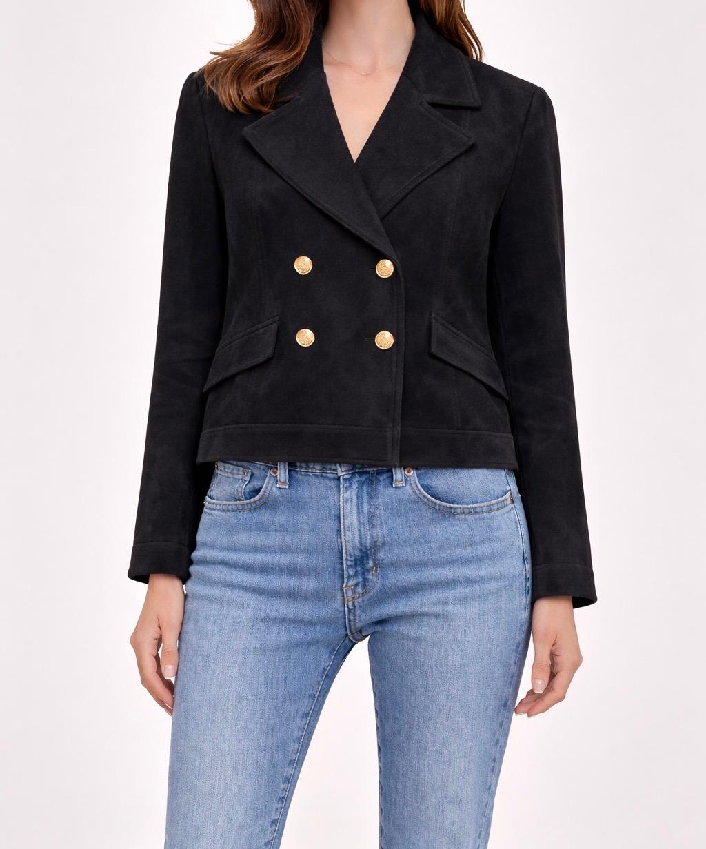 Giacchetto scamosciato