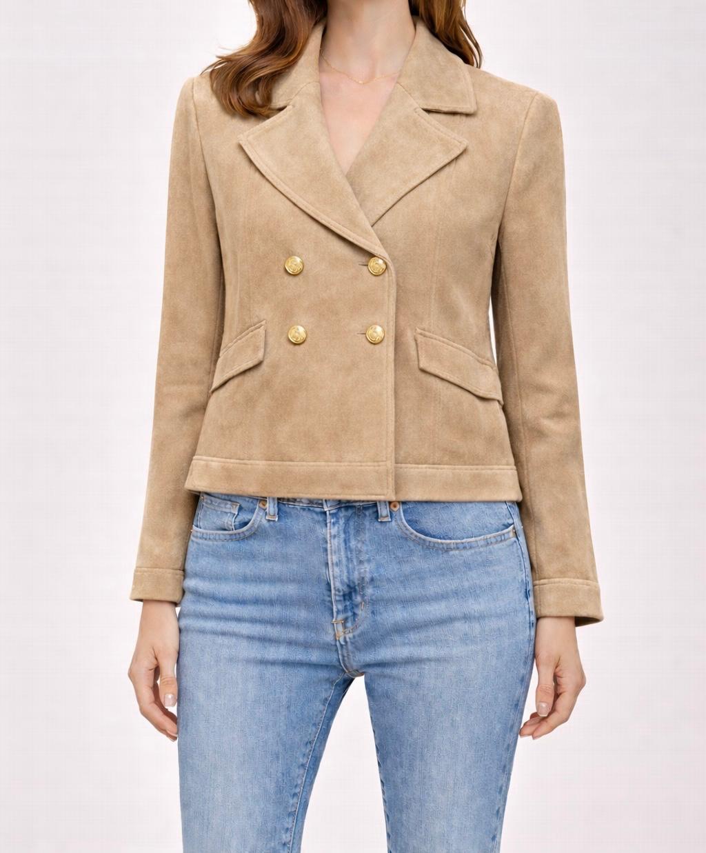 Giacchetto scamosciato