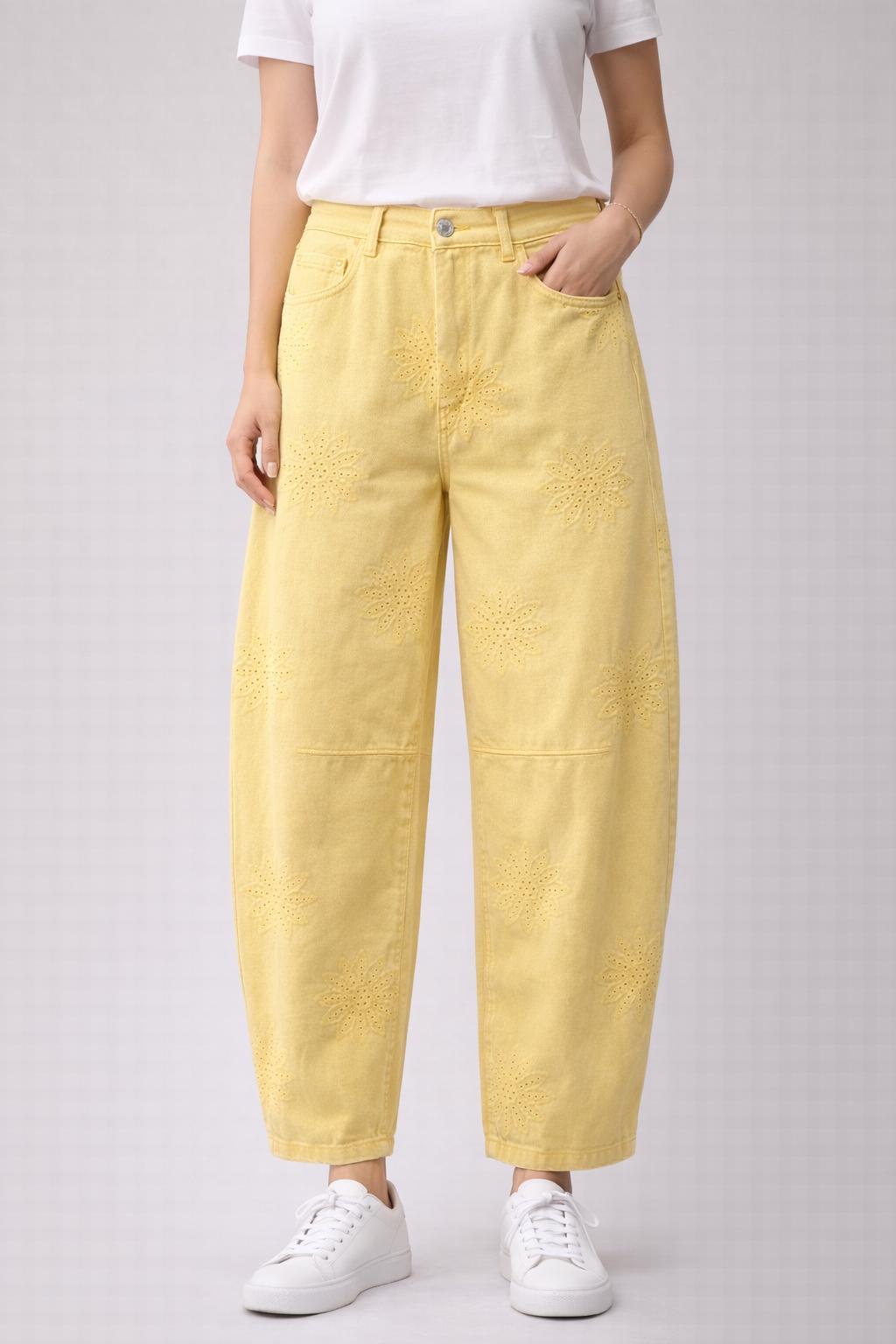 Pantalone ricamato
