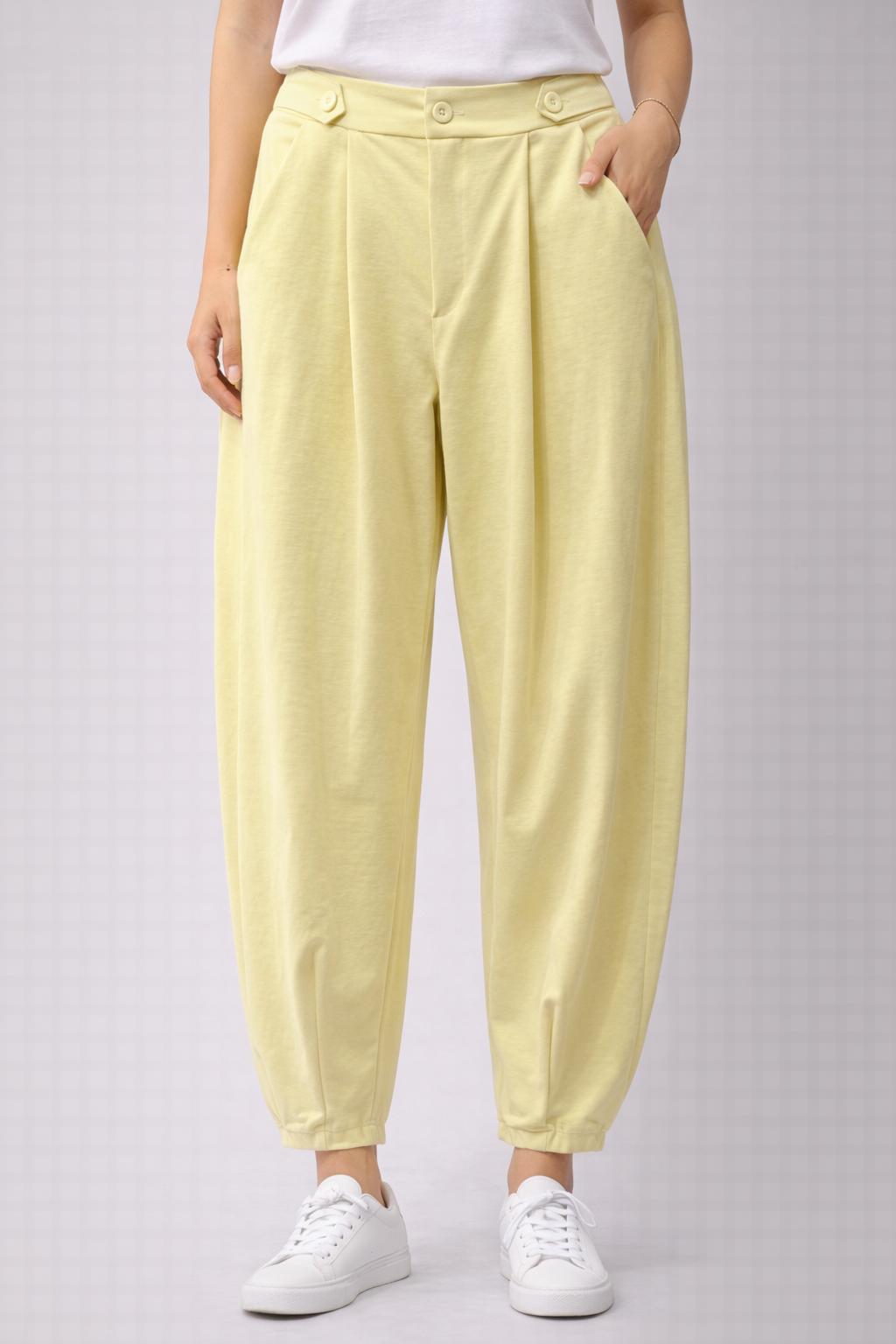 Pantalone balloon felpa