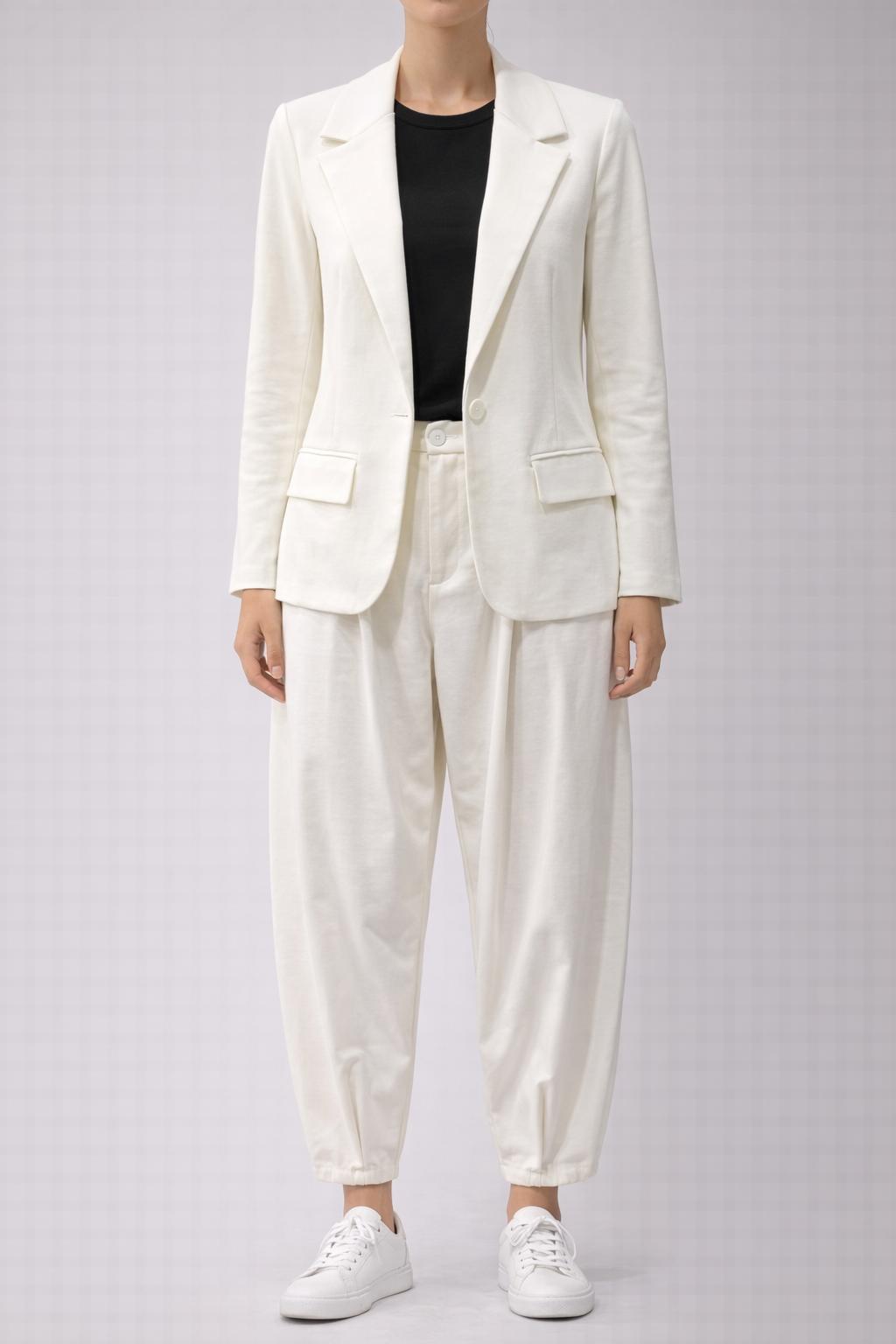 Pantalone balloon felpa