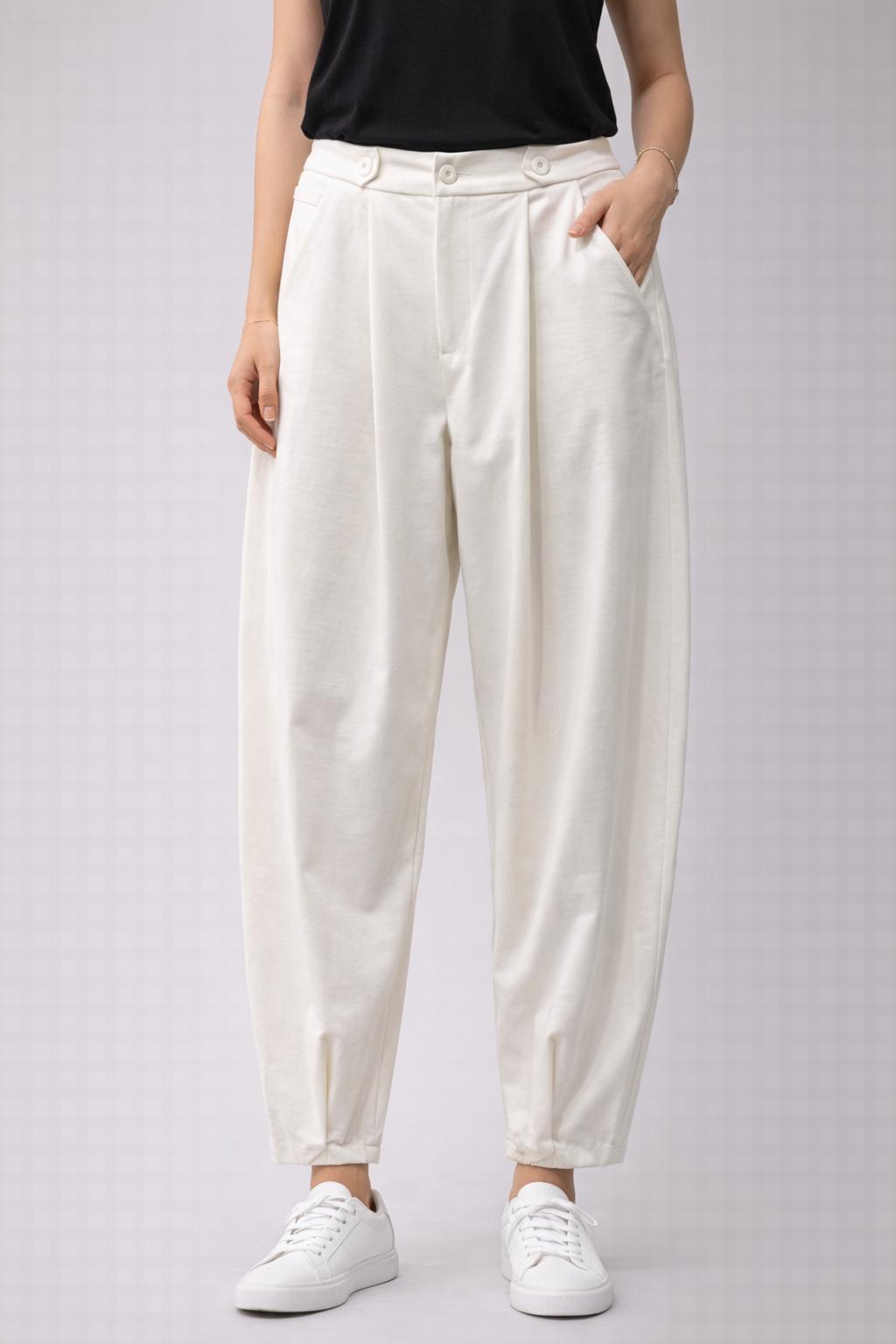 Pantalone balloon felpa