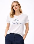 T-Shirt con frase