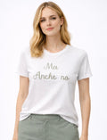 T-Shirt con frase