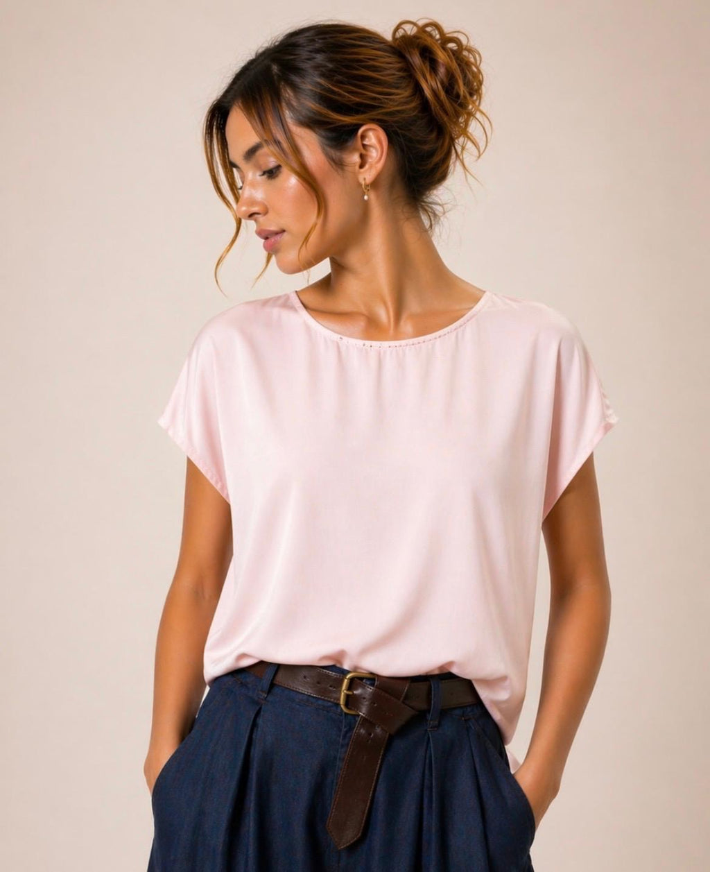 Blusa con pizzo