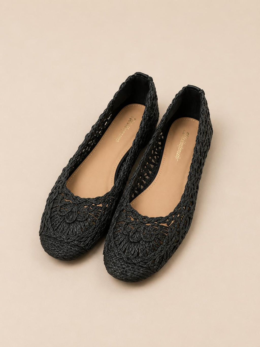 Ballerine in rafia