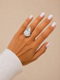 Anello perla barocca