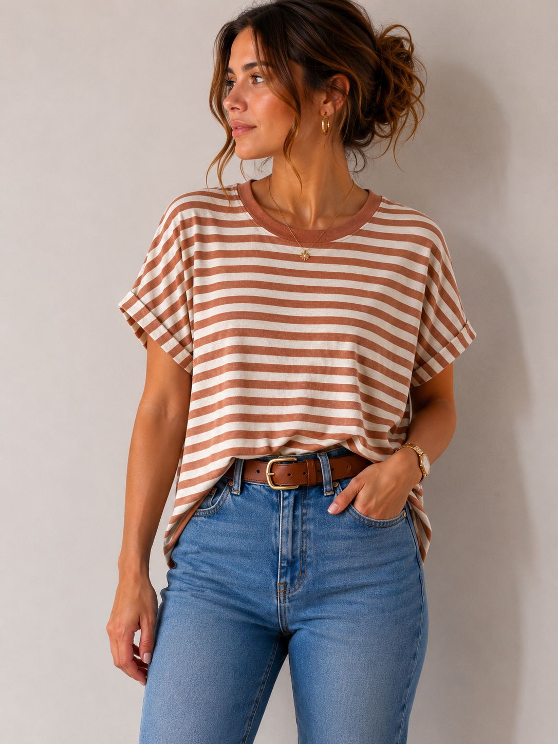 T-Shirt con risvolto