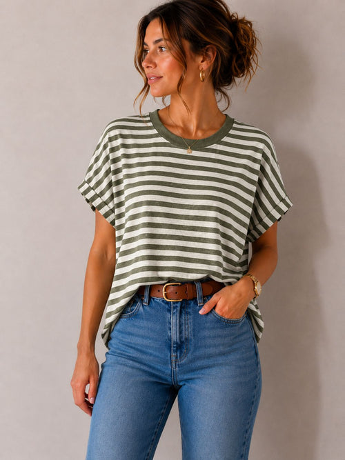 T-Shirt con risvolto