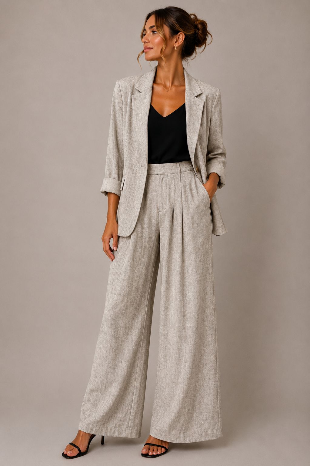 Pantalone con pinces