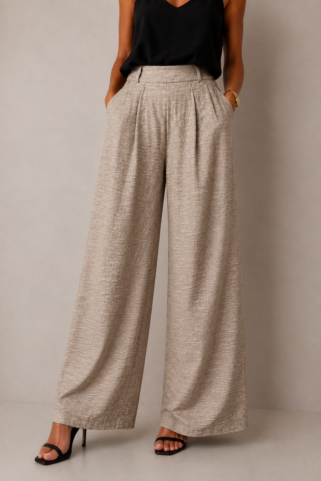 Pantalone con pinces