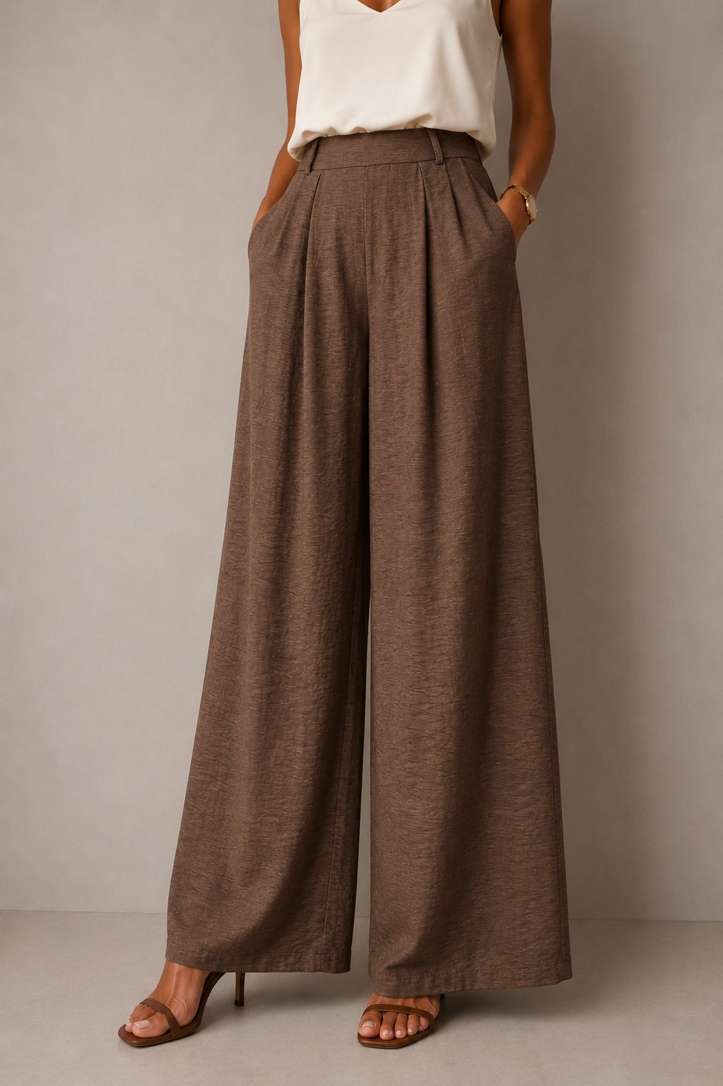 Pantalone con pinces