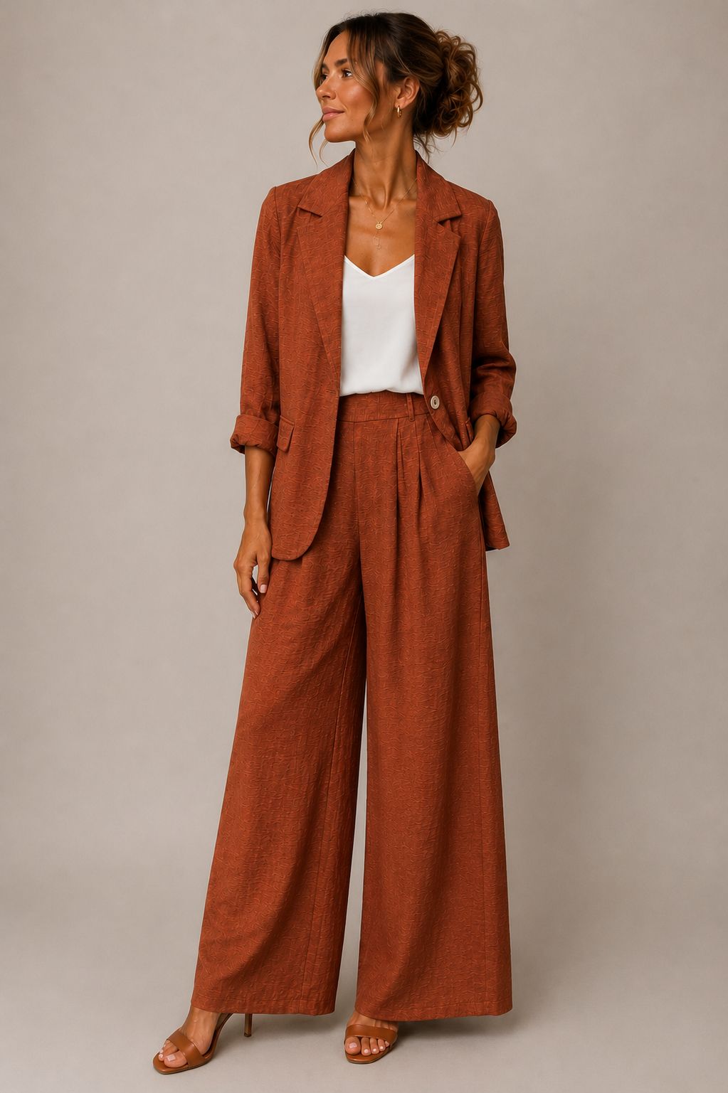 Pantalone con pinces