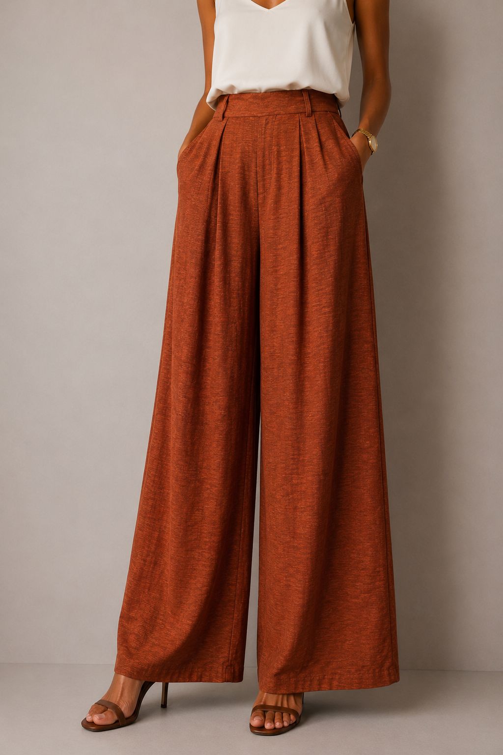 Pantalone con pinces