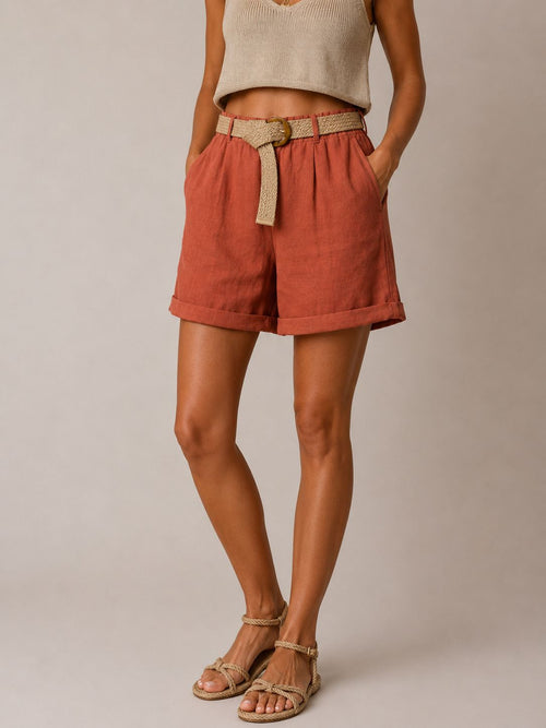 Shorts effetto crinkle
