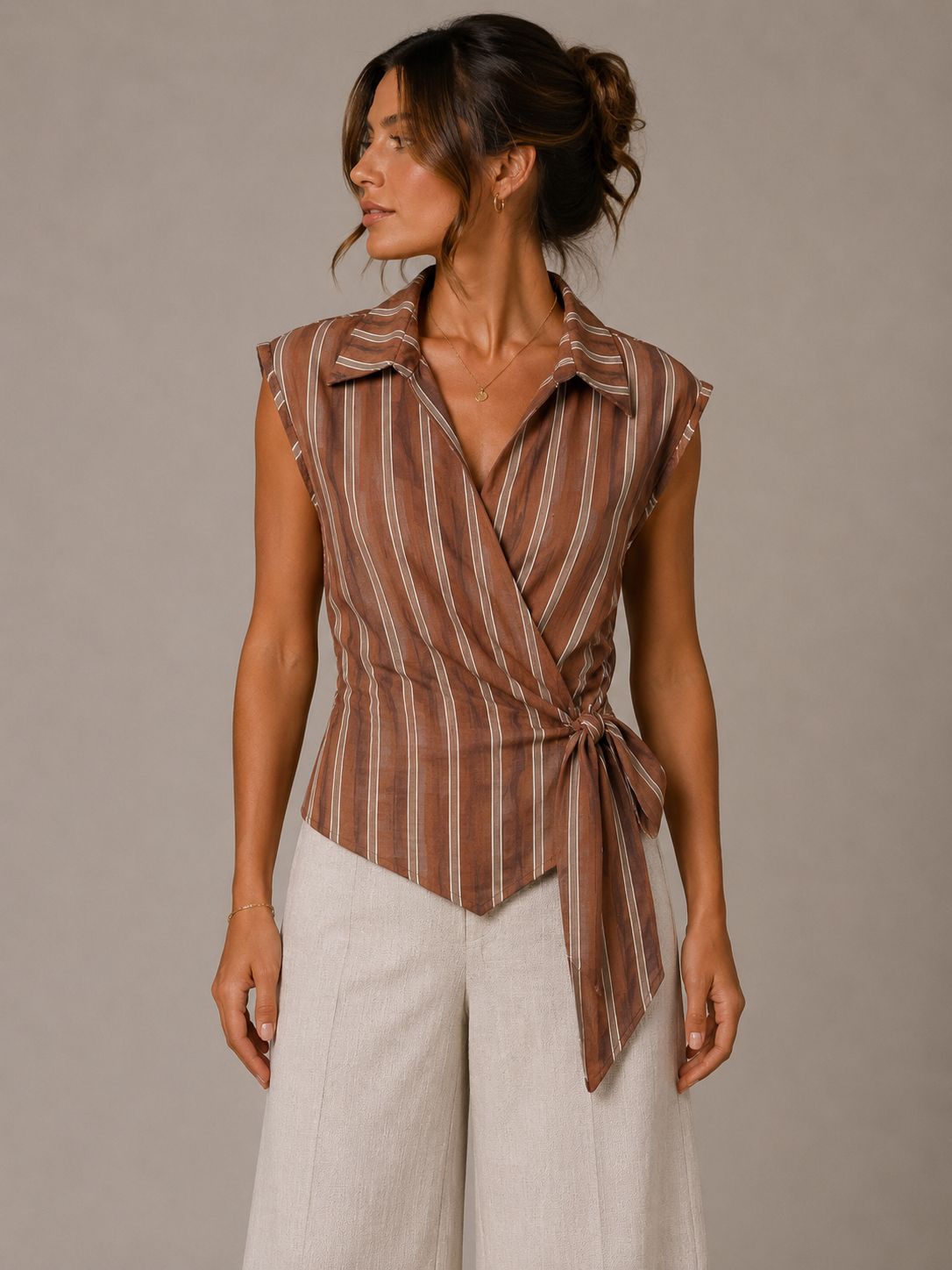 Blusa smanicata