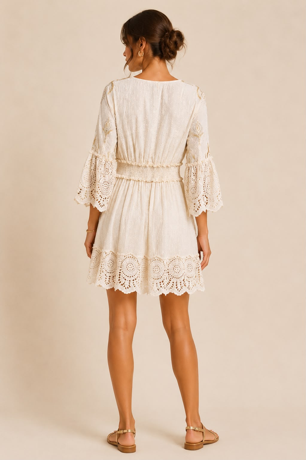 Mini abito boho-chic