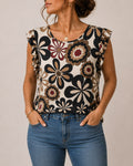 Blusa over con rouges