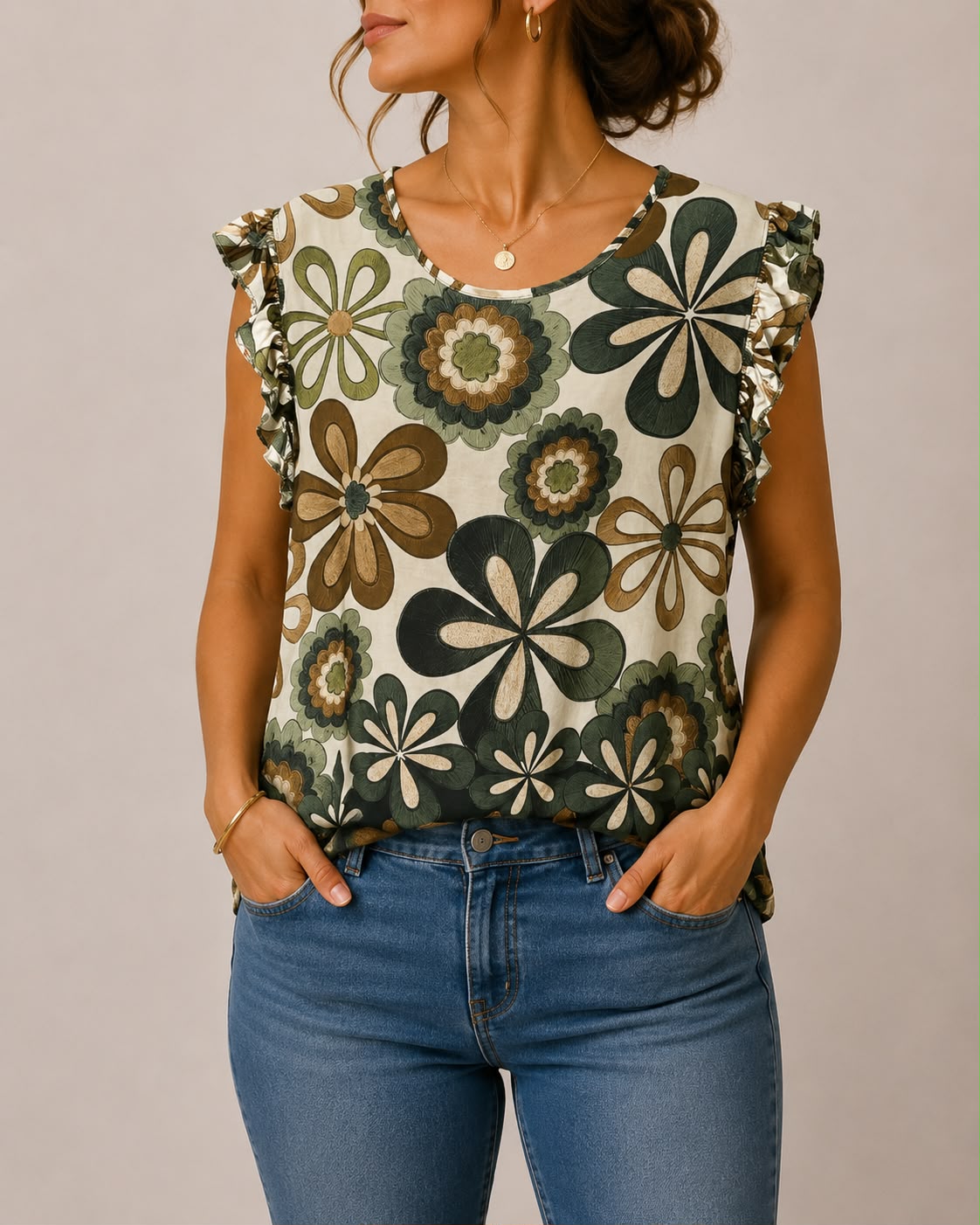 Blusa over con rouges