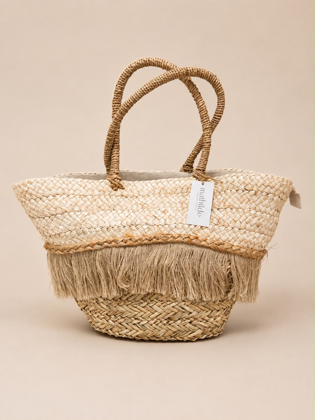 Borsa mare con frange