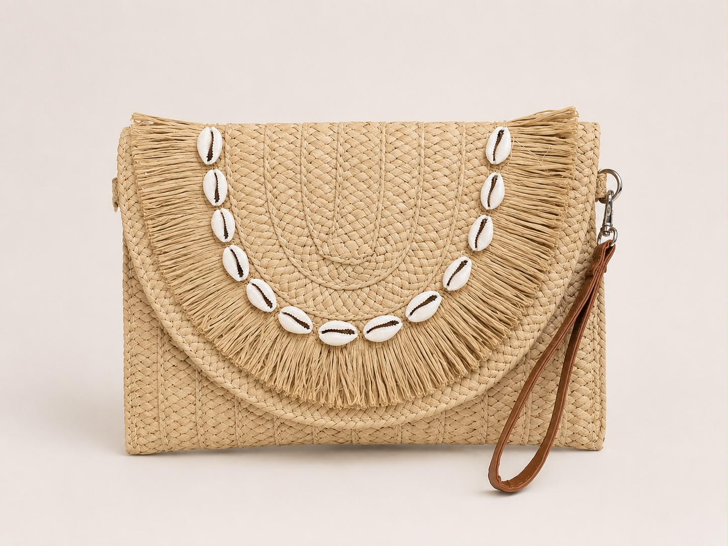 Pochette in paglia