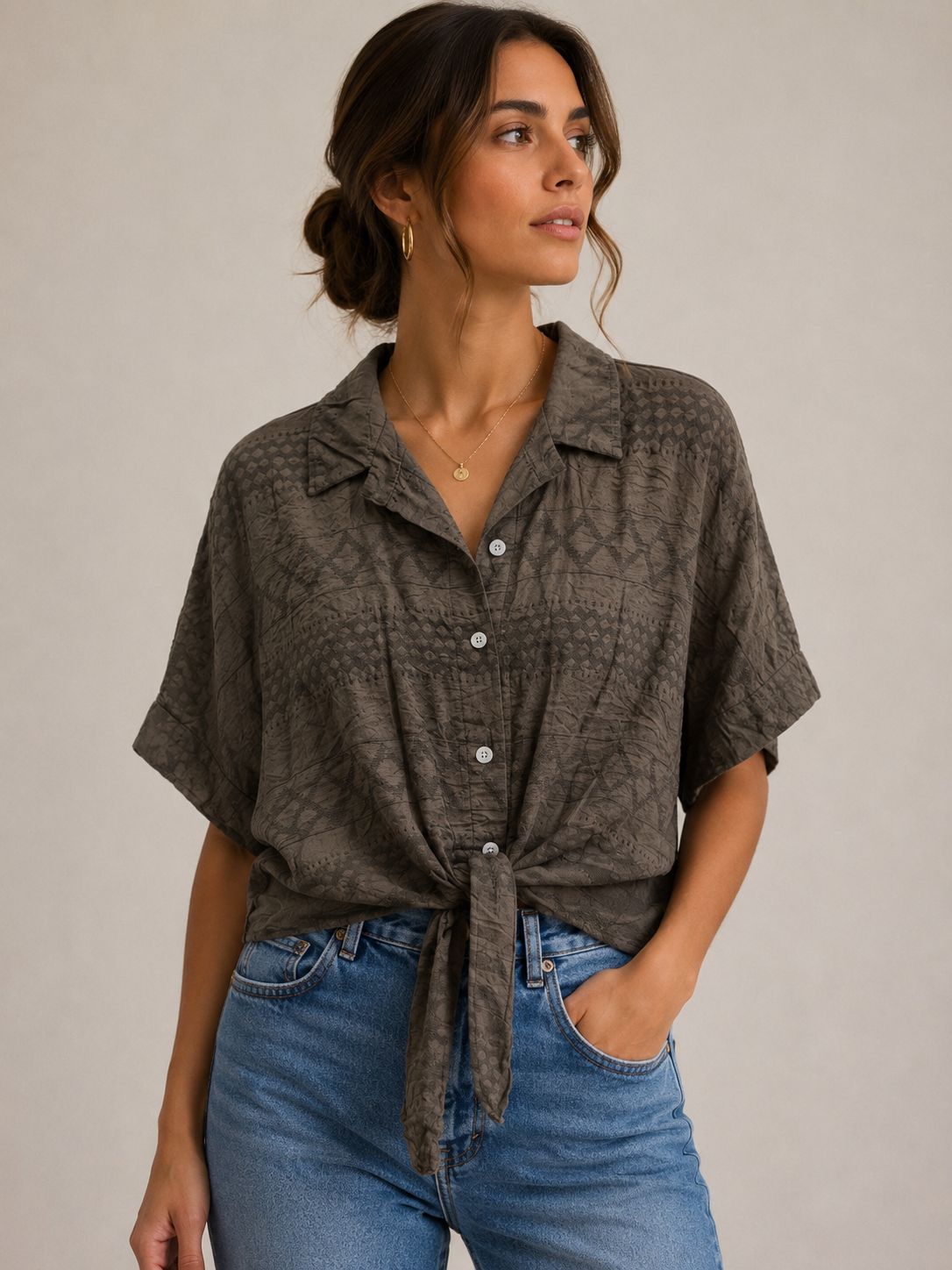 Camicia crop