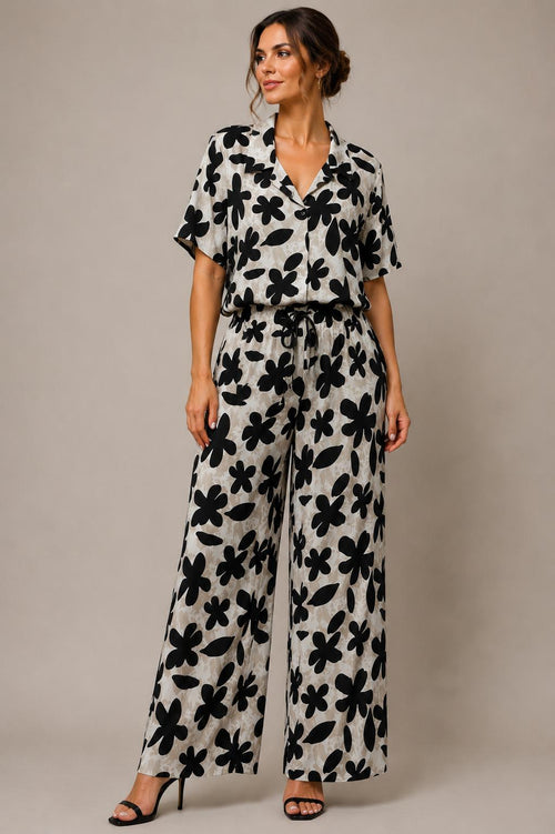Pantalone palazzo fluido