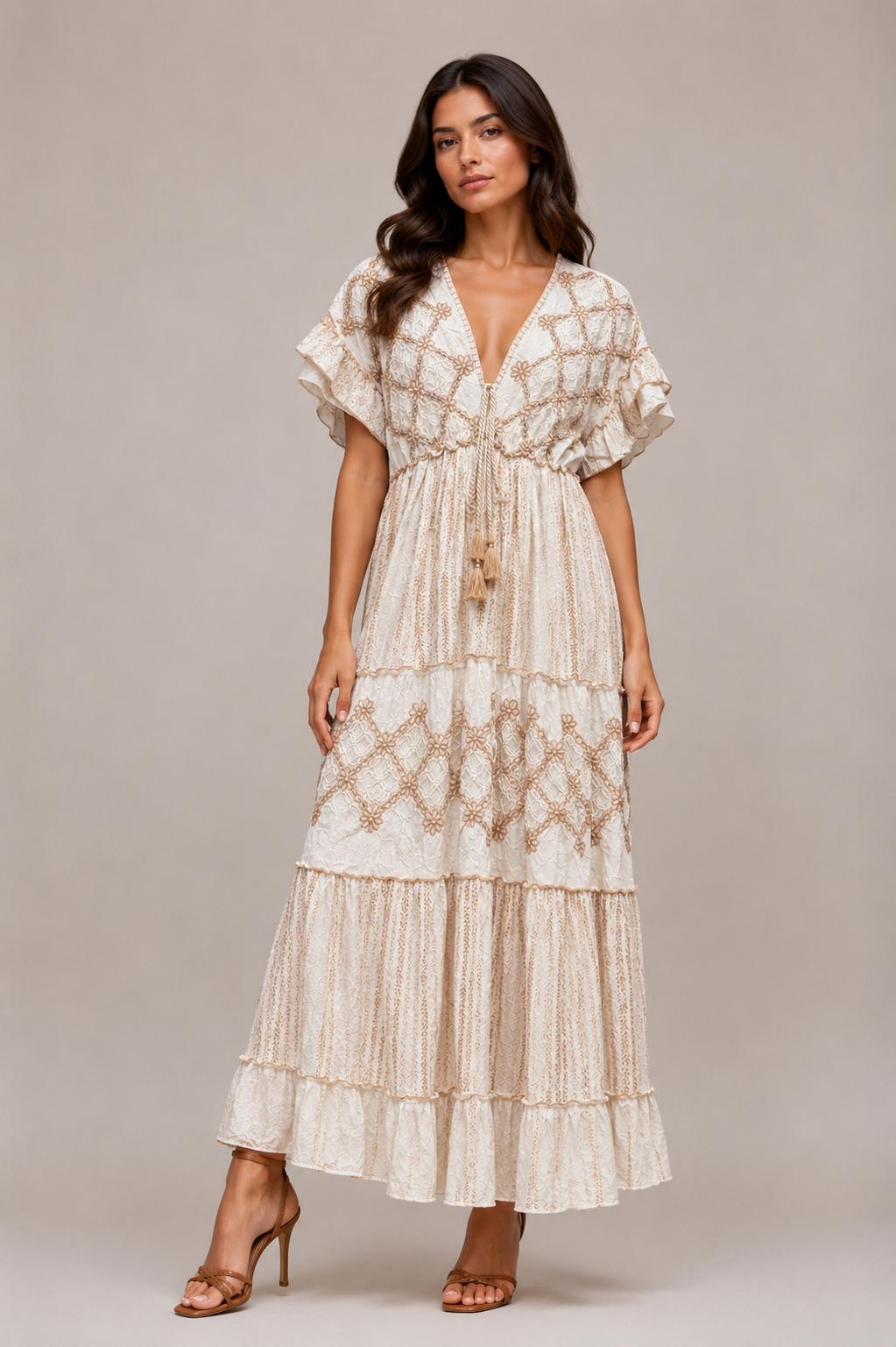 Abito lungo boho-chic