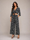 Completo camicia pantalone crop