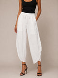 Pantalone balloon con spacchi