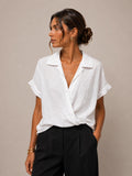 Blusa a incrocio