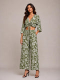 Completo camicia pantalone crop