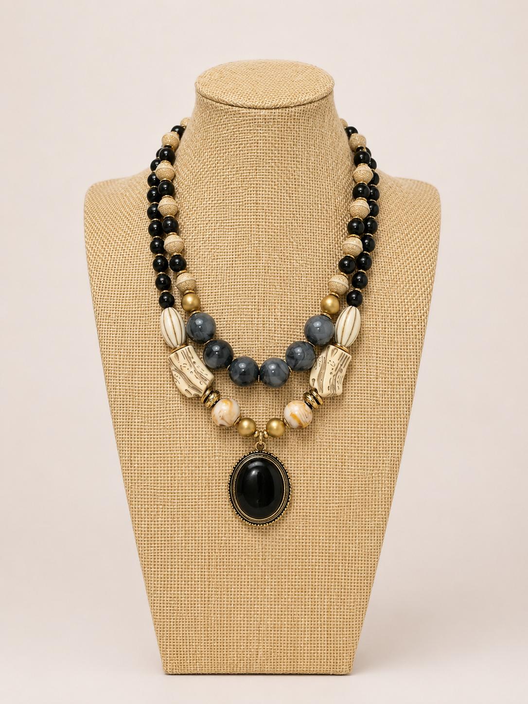 Collana doppio filo