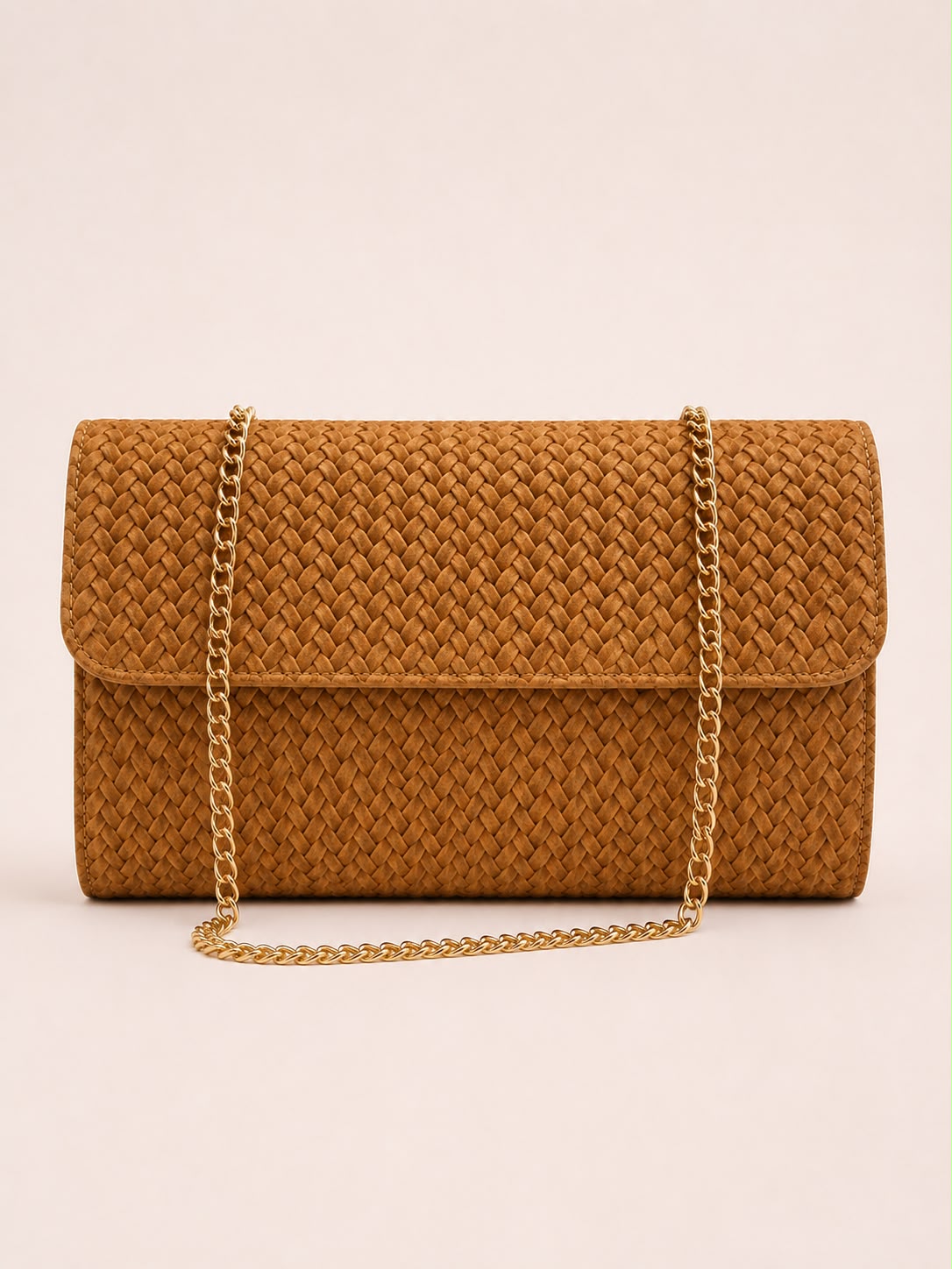 Pochette effetto intrecciato